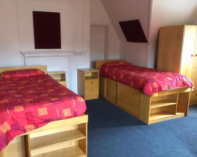 Example of a double room at XUK Summer Camp