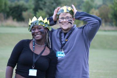 Two happy staff applying for a Summer Camp Nurse Job at XUK